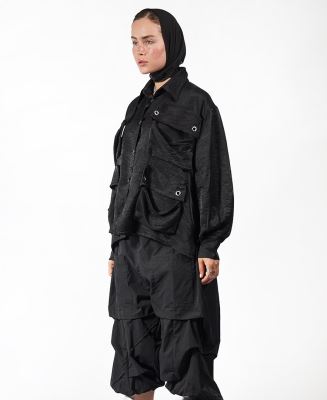 مانتو پرچ دار زنانه